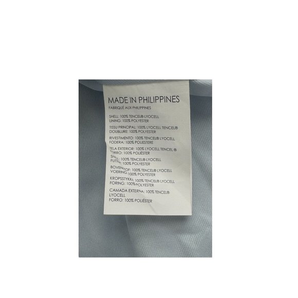 Club Monaco The Everywear Trench Coat Blue Plaid XS MSRP $379 Belt Not Included - Picture 4 of 10